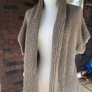 Chunky tan cardigan